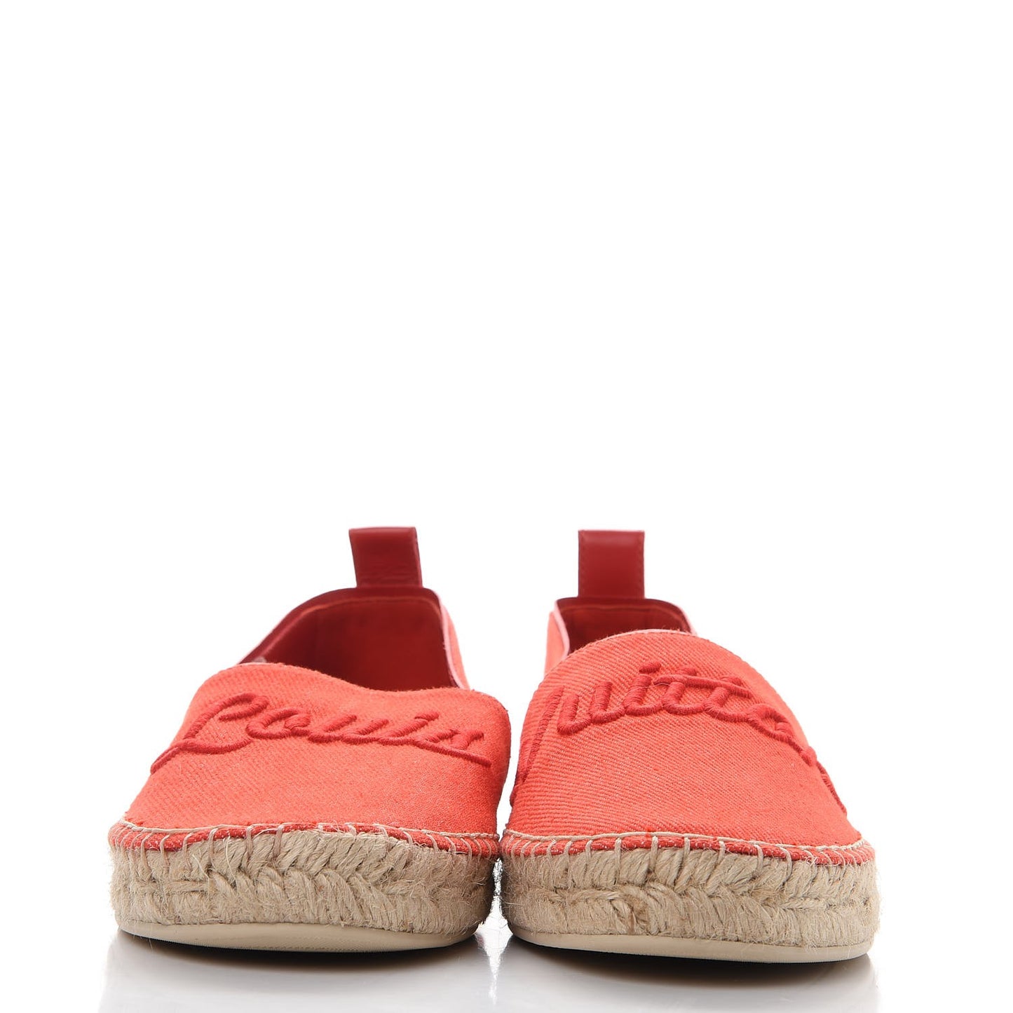 Canvas Waterfall Espadrille 36 Rouge