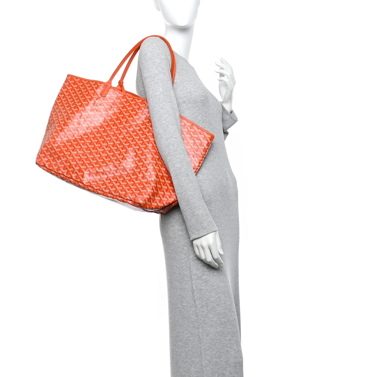 Goyard Goyardine Saint Louis GM Orange 2 of 9