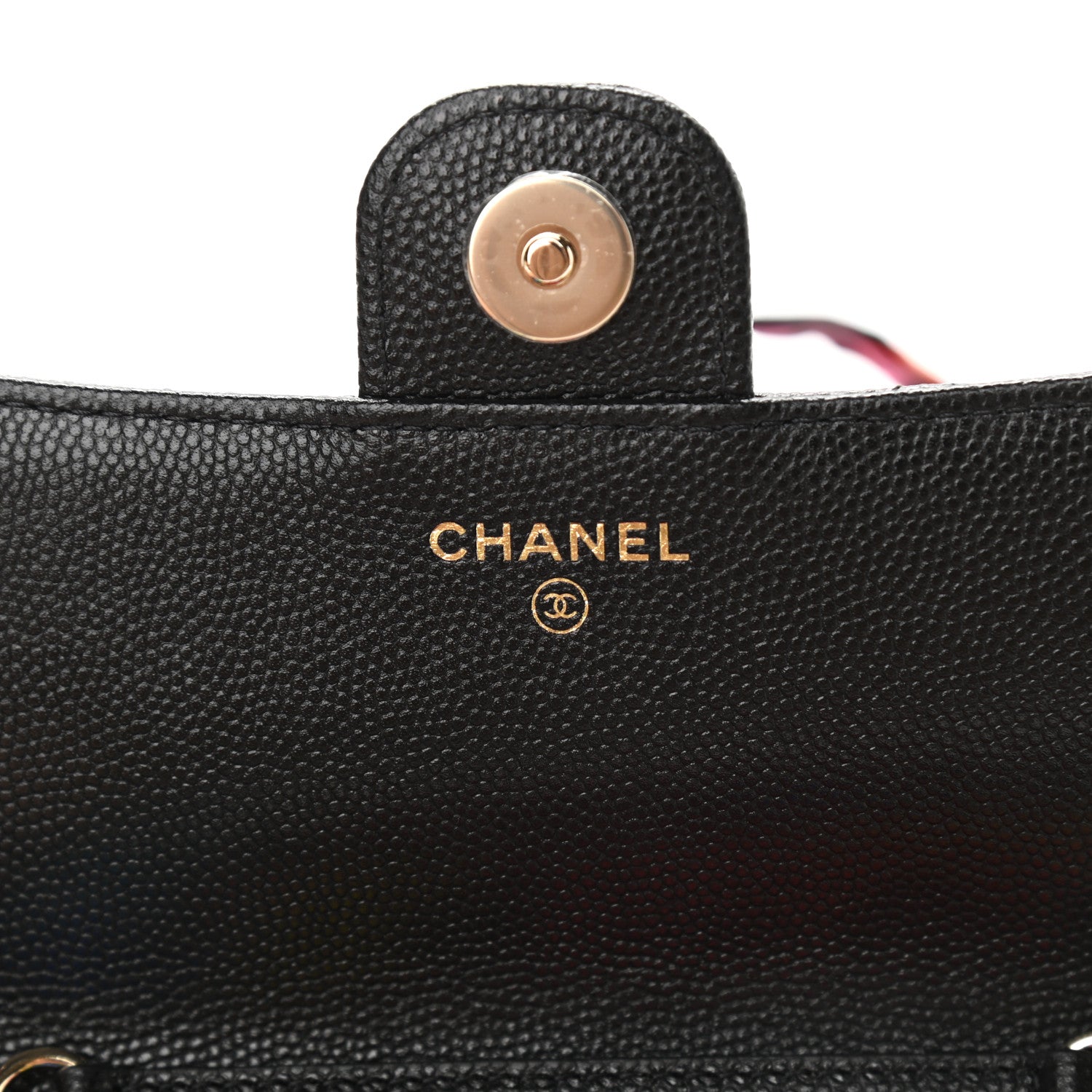 Chanel Caviar Fabric Graffiti Foldable Tote Bag With Chain Black Multicolor 11 of 15
