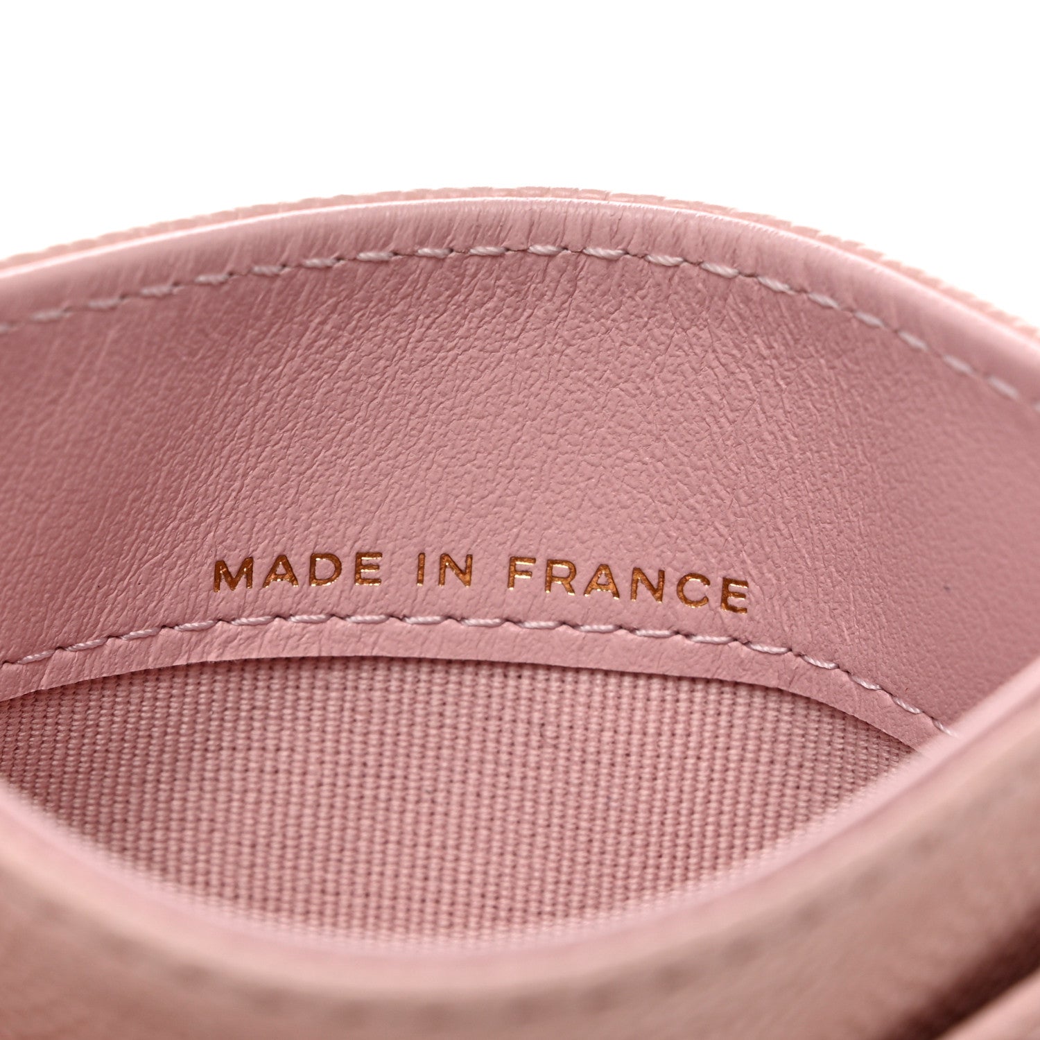 Chanel Caviar Quilted Card Holder Light Pink 7 of 9