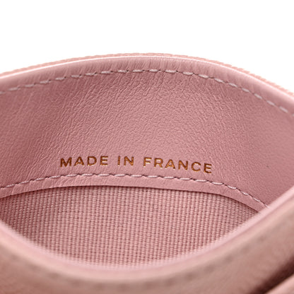 Chanel Caviar Quilted Card Holder Light Pink 7 of 9