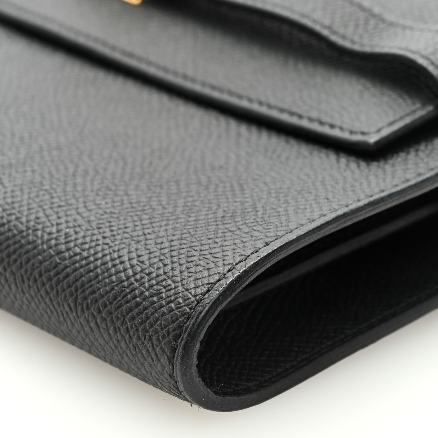 Hermes Epsom Kelly Wallet To Go Black 8 of 8