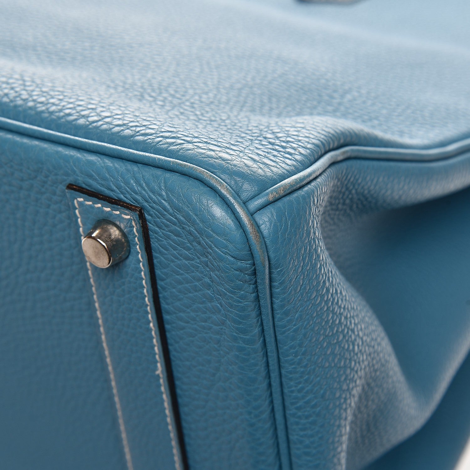 Hermes Togo Birkin 40 Blue Jean 35 of 37