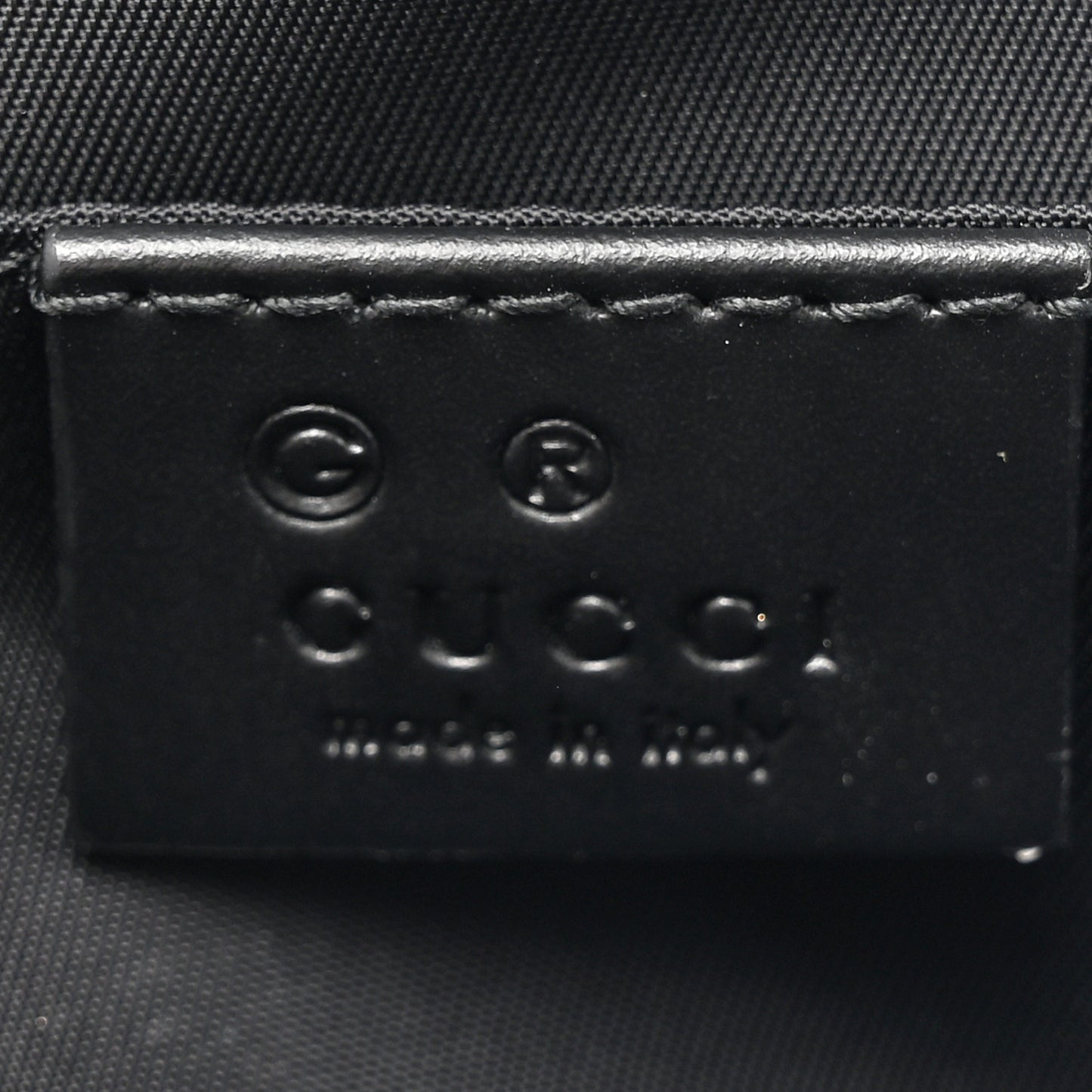 Canvas Web Slim Belt Bag Black
