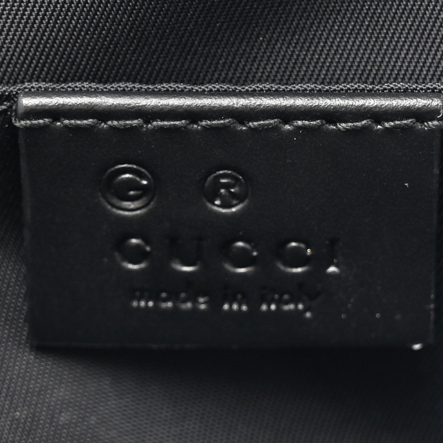 Gucci Canvas Web Slim Belt Bag Black 6 of 10