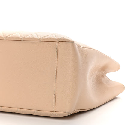 Chanel Caviar Quilted Grand Shopping Tote GST Beige Clair 10 of 23