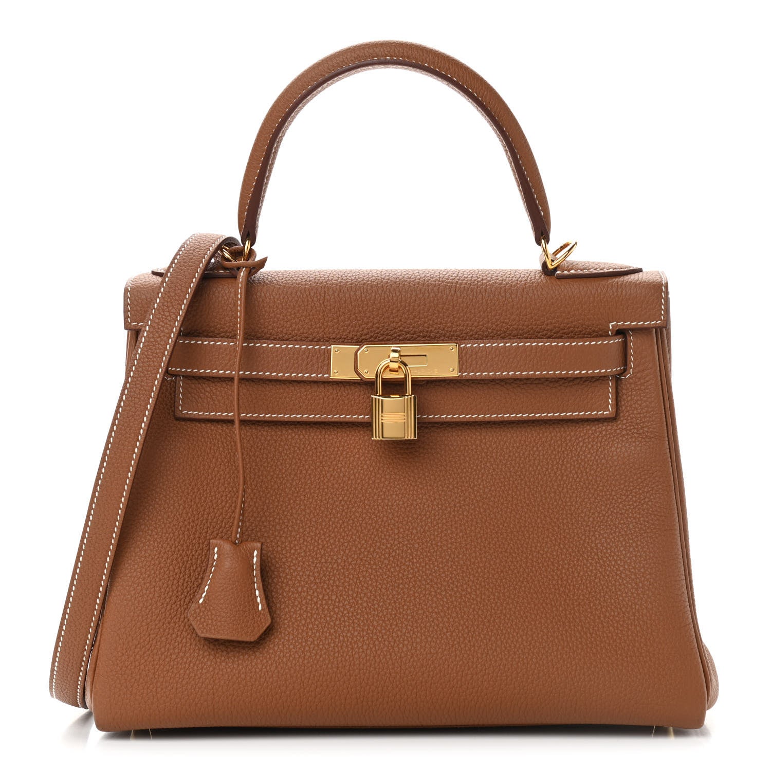 Hermes Togo Kelly Retourne 28 Gold 1 of 12