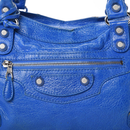 Balenciaga Agneau Giant 12 Silver Hardware Town Bleu Lazuli 19 of 19