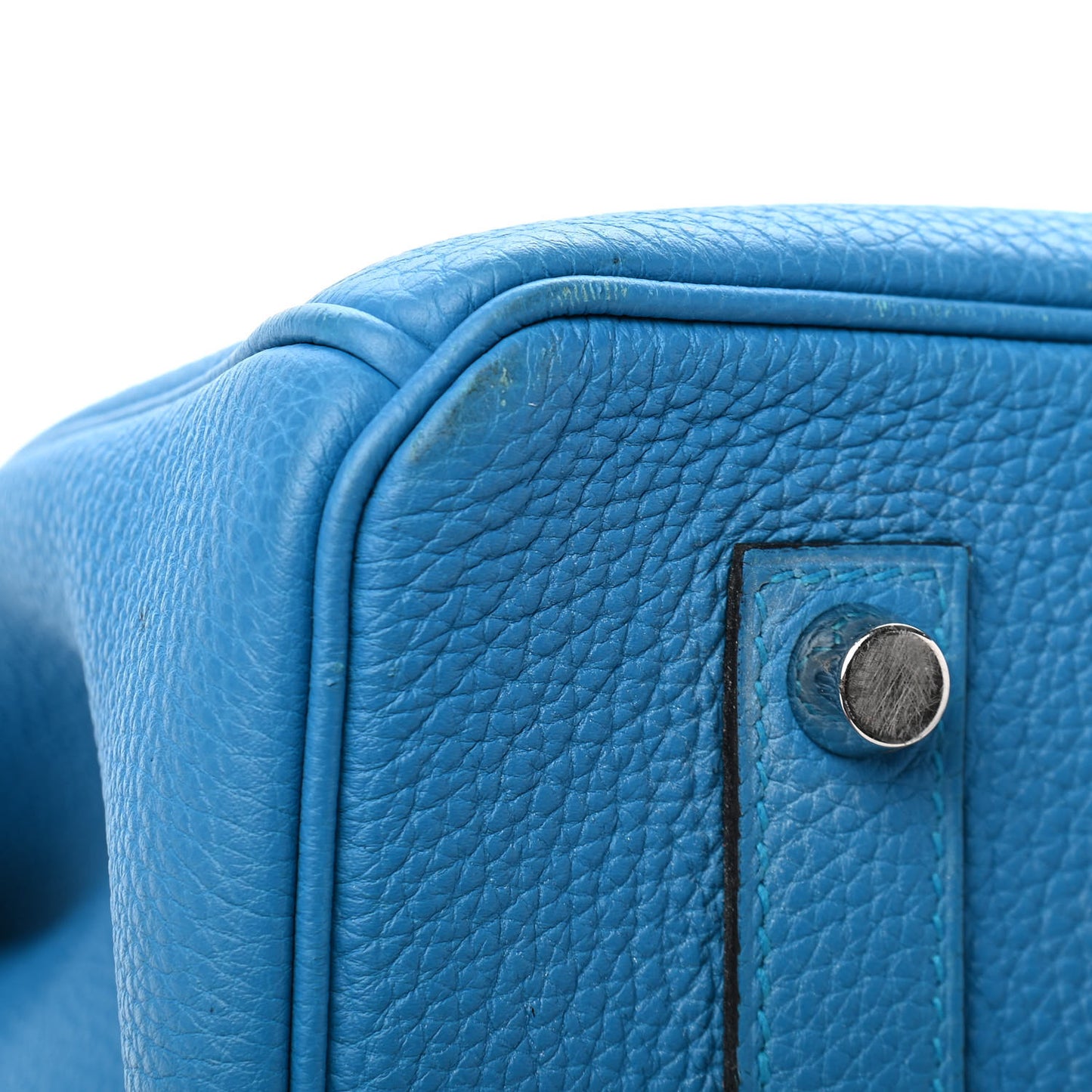 Togo Verso Birkin 35 Bleu Zanzibar Malachite