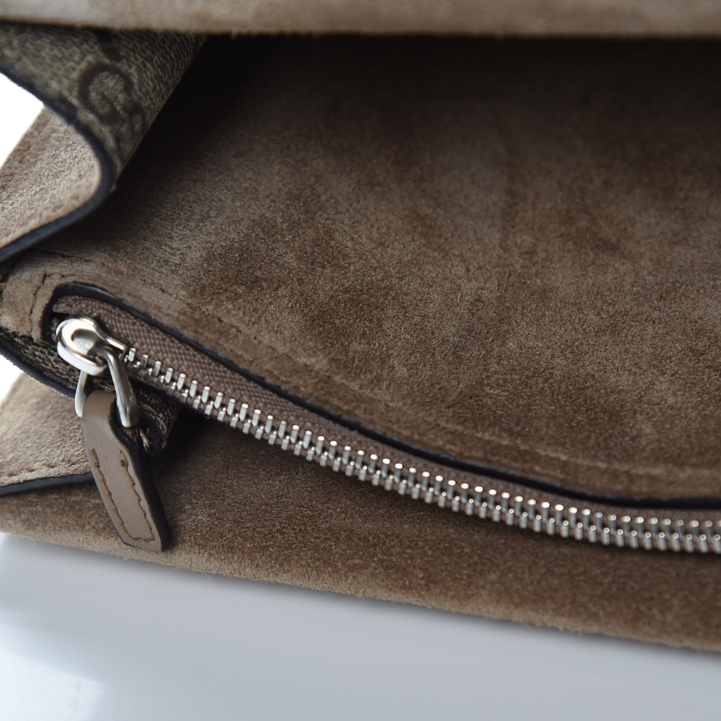 GG Supreme Monogram Medium Dionysus Shoulder Bag Taupe