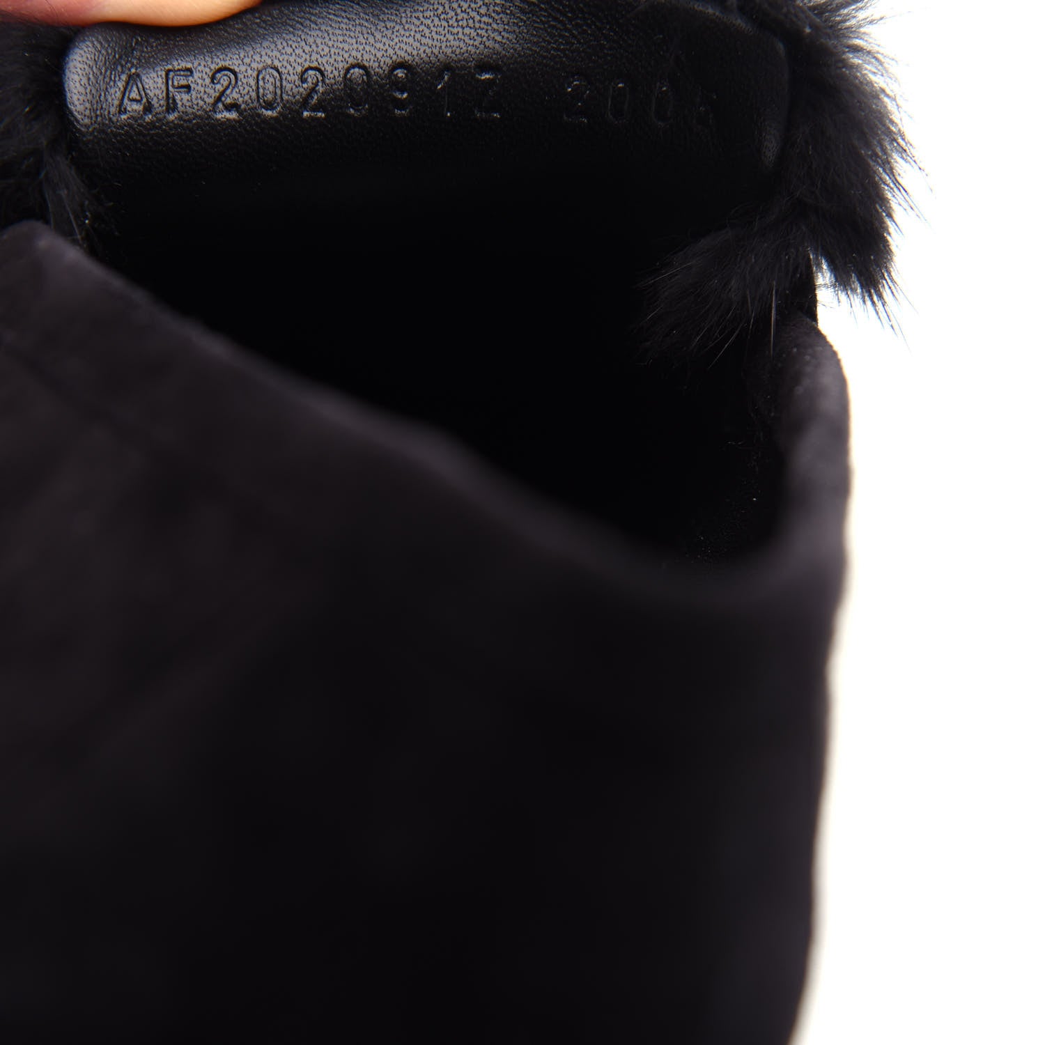 Hermes Mink Fur Suede Goatskin Paris Loafers 36.5 Black 10 of 11