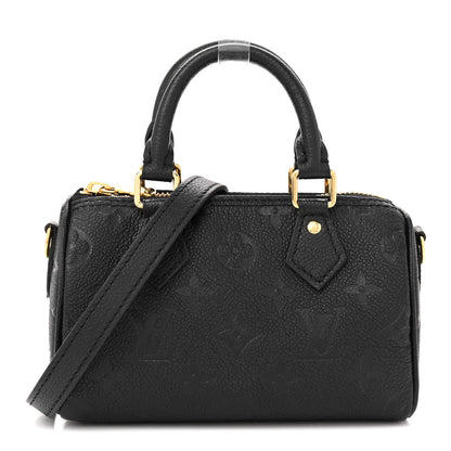 Louis Vuitton Empreinte Monogram Nano Speedy Black 1 of 10