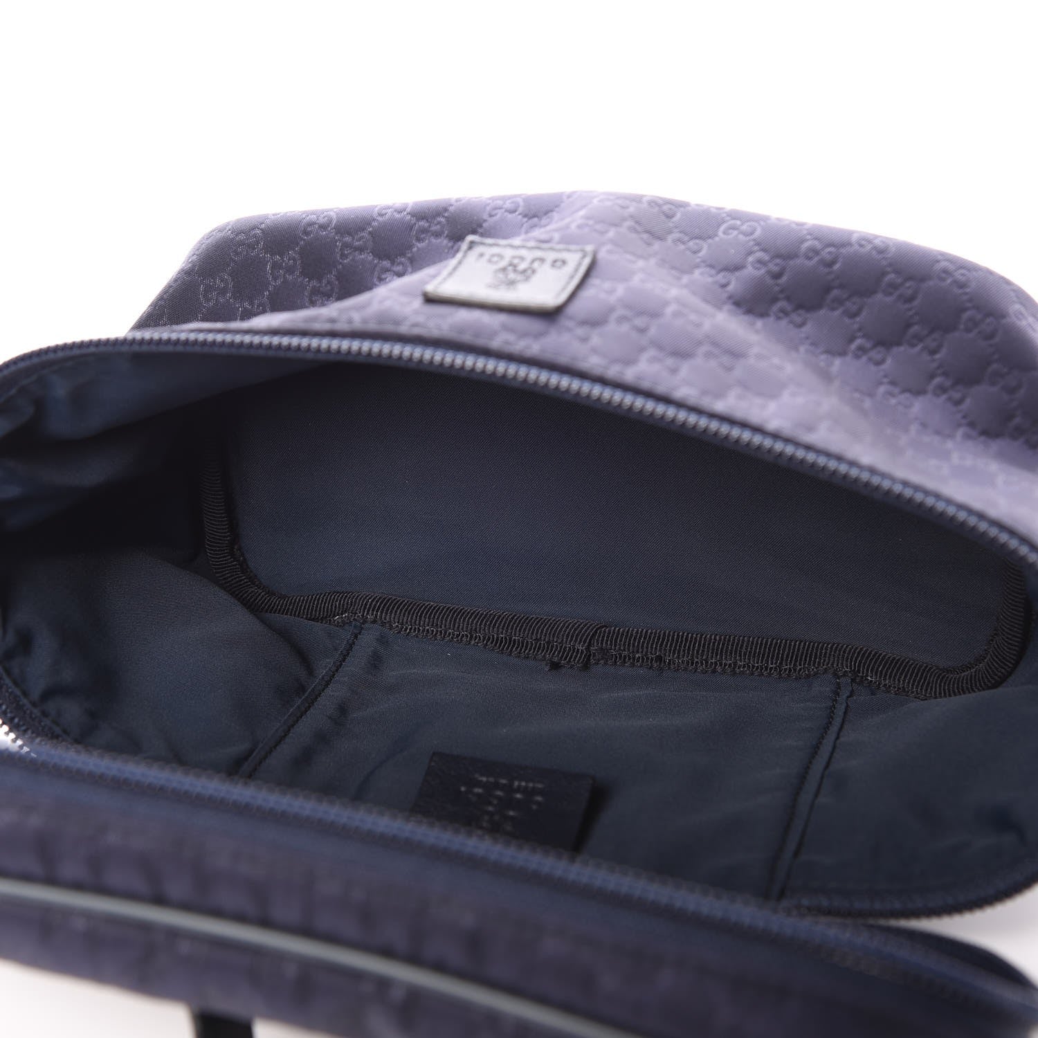 Gucci Nylon Monogram Cosmetic Case Navy 5 of 7