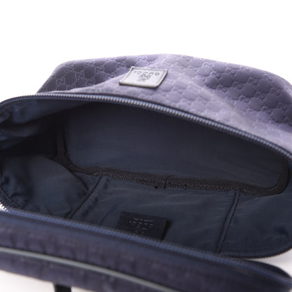 Gucci Nylon Monogram Cosmetic Case Navy 5 of 7