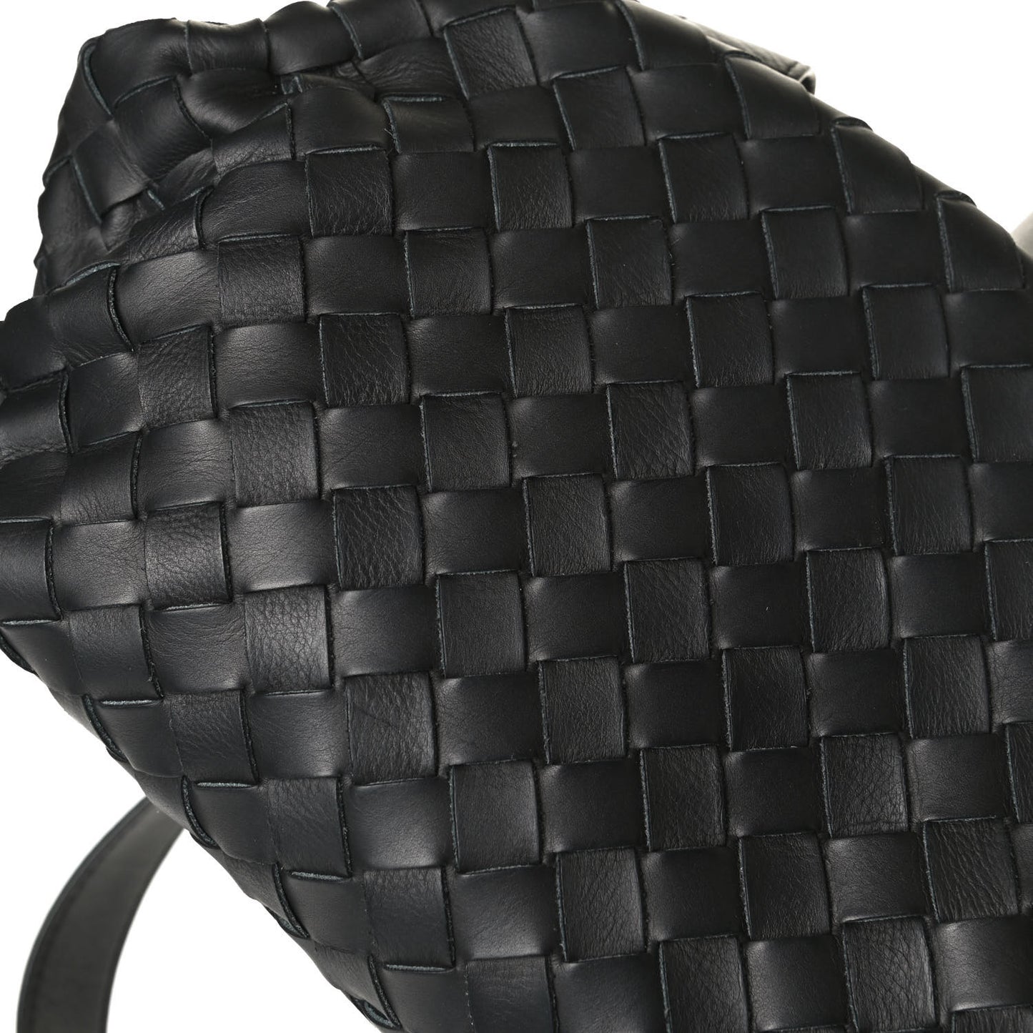 Nappa Intrecciato Messenger Bag Black