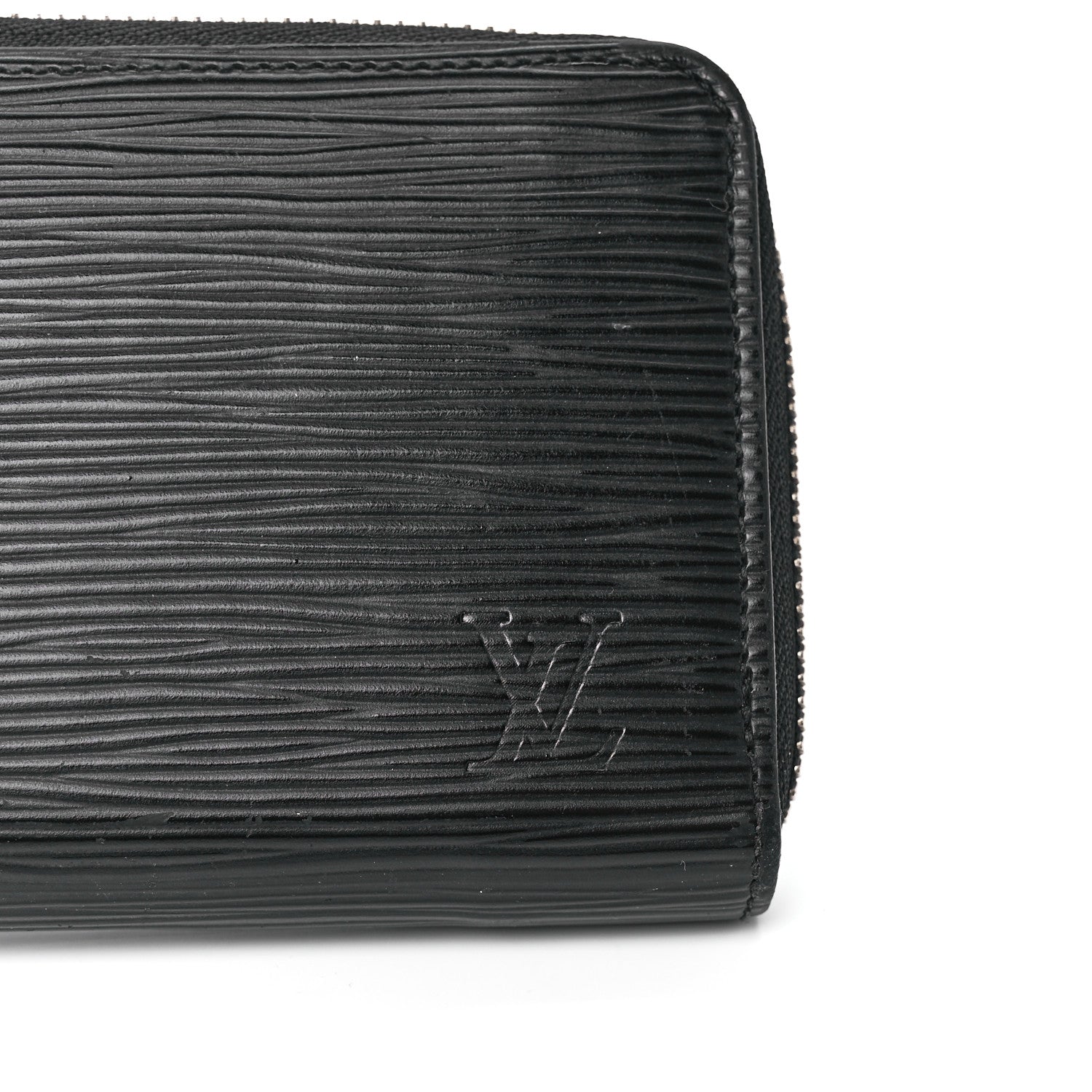 Louis Vuitton Epi Clemence Wallet Black 8 of 12