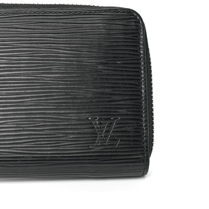 Louis Vuitton Epi Clemence Wallet Black 8 of 12