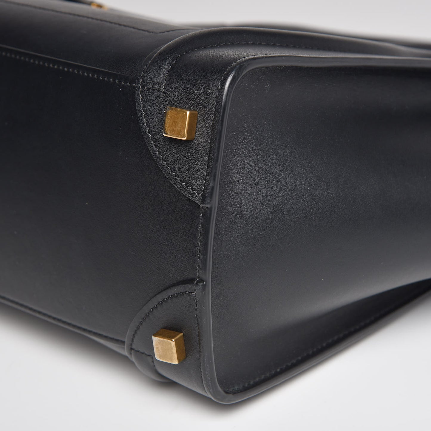 Smooth Calfskin Micro Luggage Black
