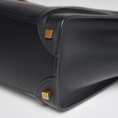 Celine Smooth Calfskin Micro Luggage Black 10 of 10