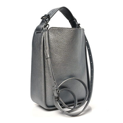 Balenciaga Metallic Calfskin XS Tool 2.0 North-South Tote Silver 4 of 11
