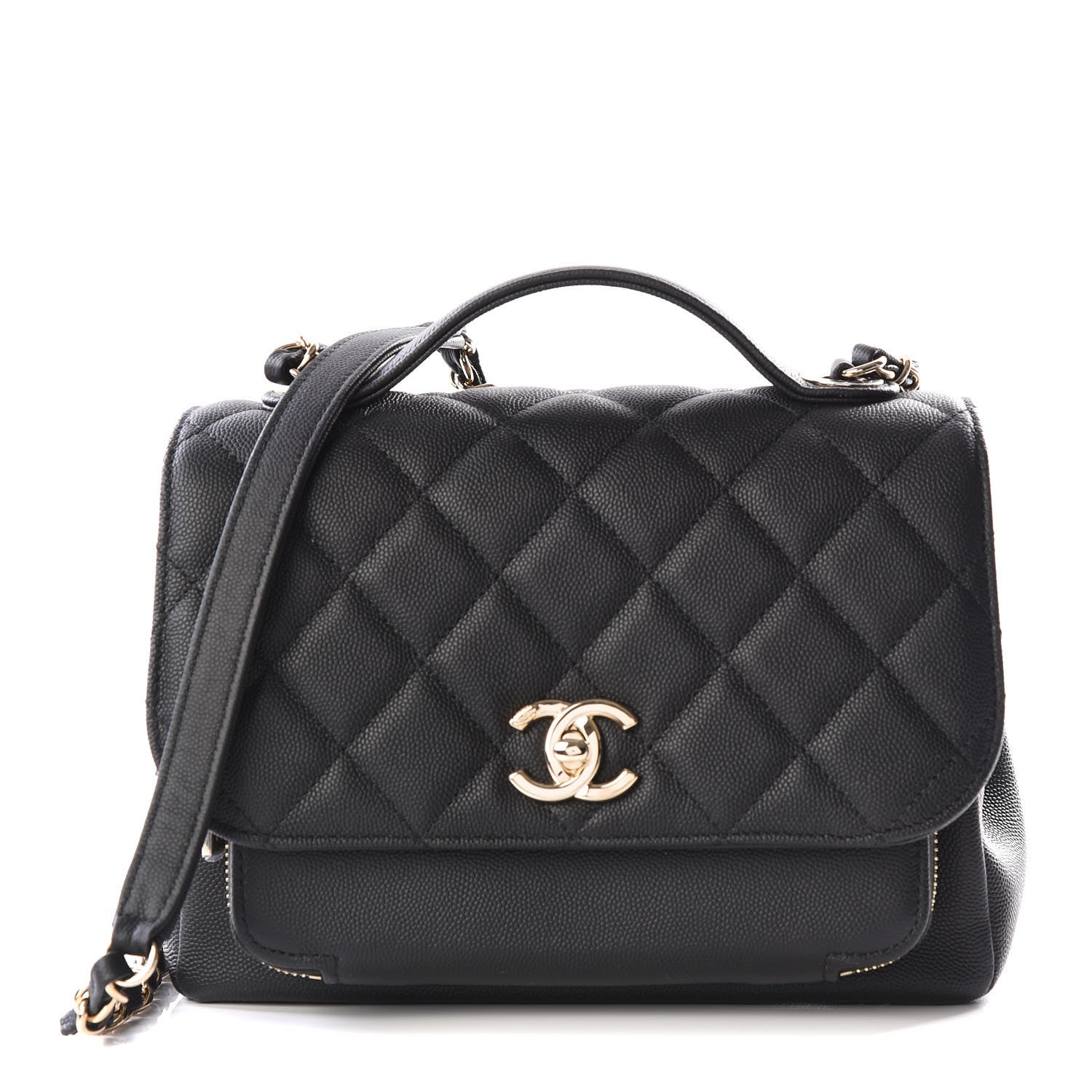 Chanel Caviar Quilted Medium Business Affinity Flap Black 1 of 12