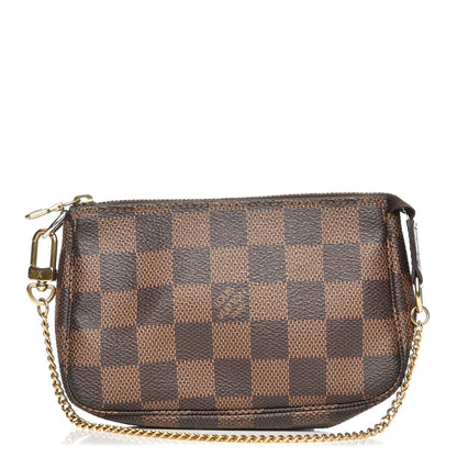 Louis Vuitton Damier Ebene Mini Pochette Accessories 1 of 8