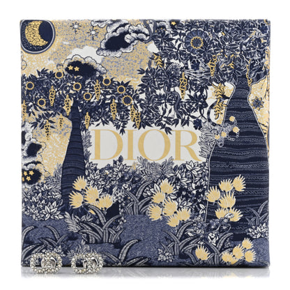 Christian Dior Crystal Clair D Lune Earrings Silver 5 of 5