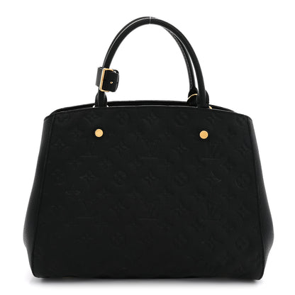Louis Vuitton Empreinte Montaigne MM Black 1 of 10