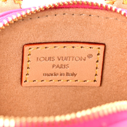 Louis Vuitton Vernis Monogram Micro Alma Bag Charm Key Holder Rose 4 of 5