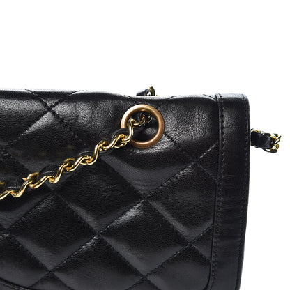 Chanel Lambskin Quilted Medium Double Flap Black 8 of 12