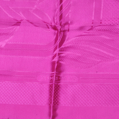 Hermes Silk Quadridge Scarf 90 Hot Pink 3 of 6