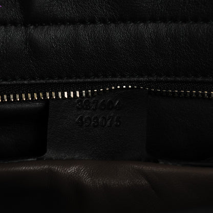 Gucci Moon Calfskin Medium Interlocking G Shoulder Bag Black 7 of 7
