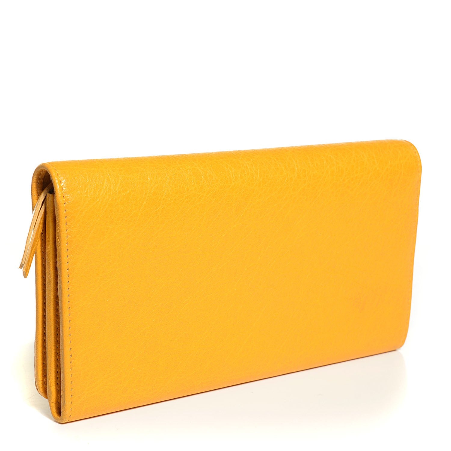 Balenciaga Agneau Classic Hardware Money Wallet Mangue 11 of 16