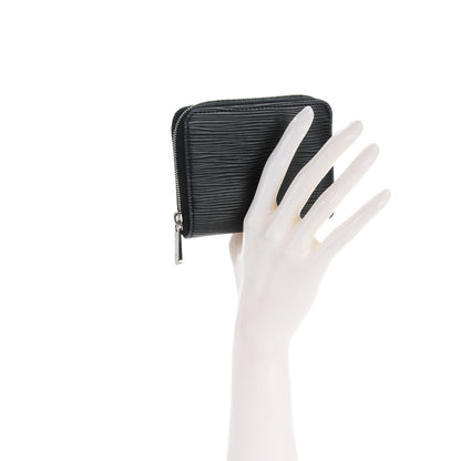Louis Vuitton Epi Zippy Coin Purse Black 2 of 7