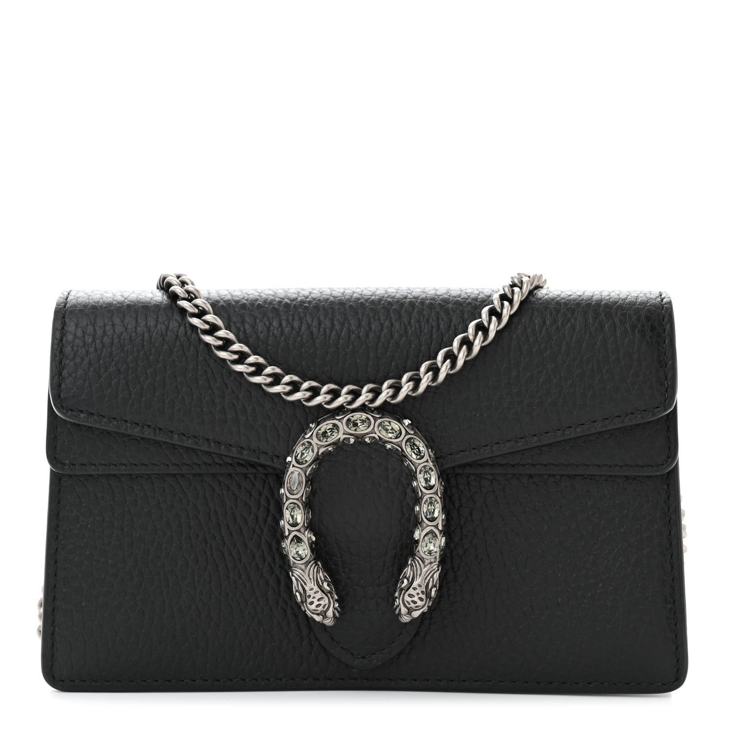 Calfskin Super Mini Dionysus Shoulder Bag Black