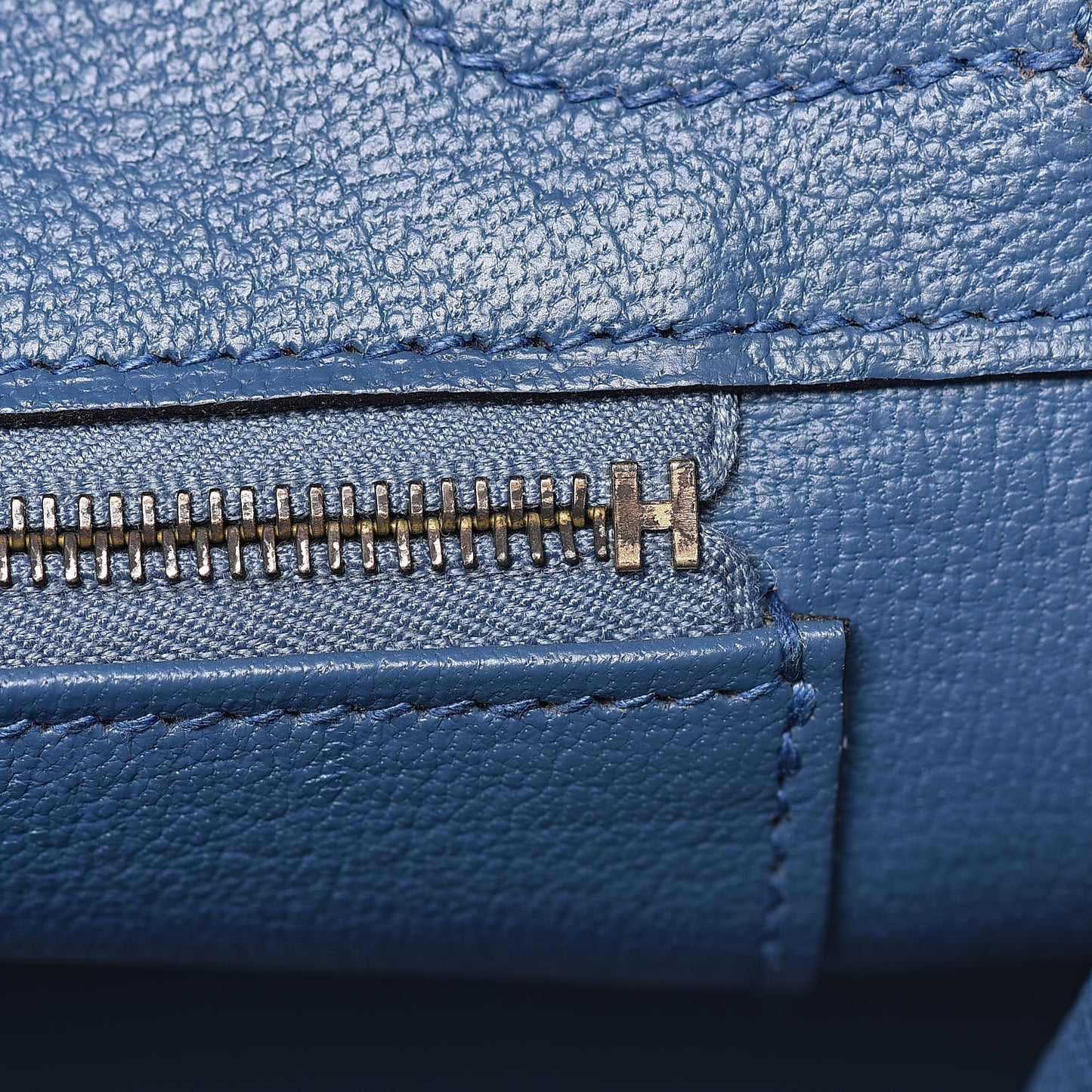 Epsom Birkin 30 Bleu