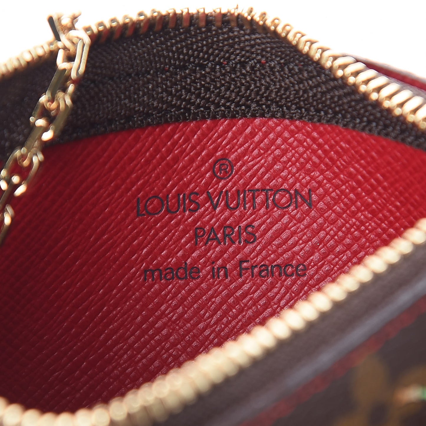Monogram Cerises Key Pouch