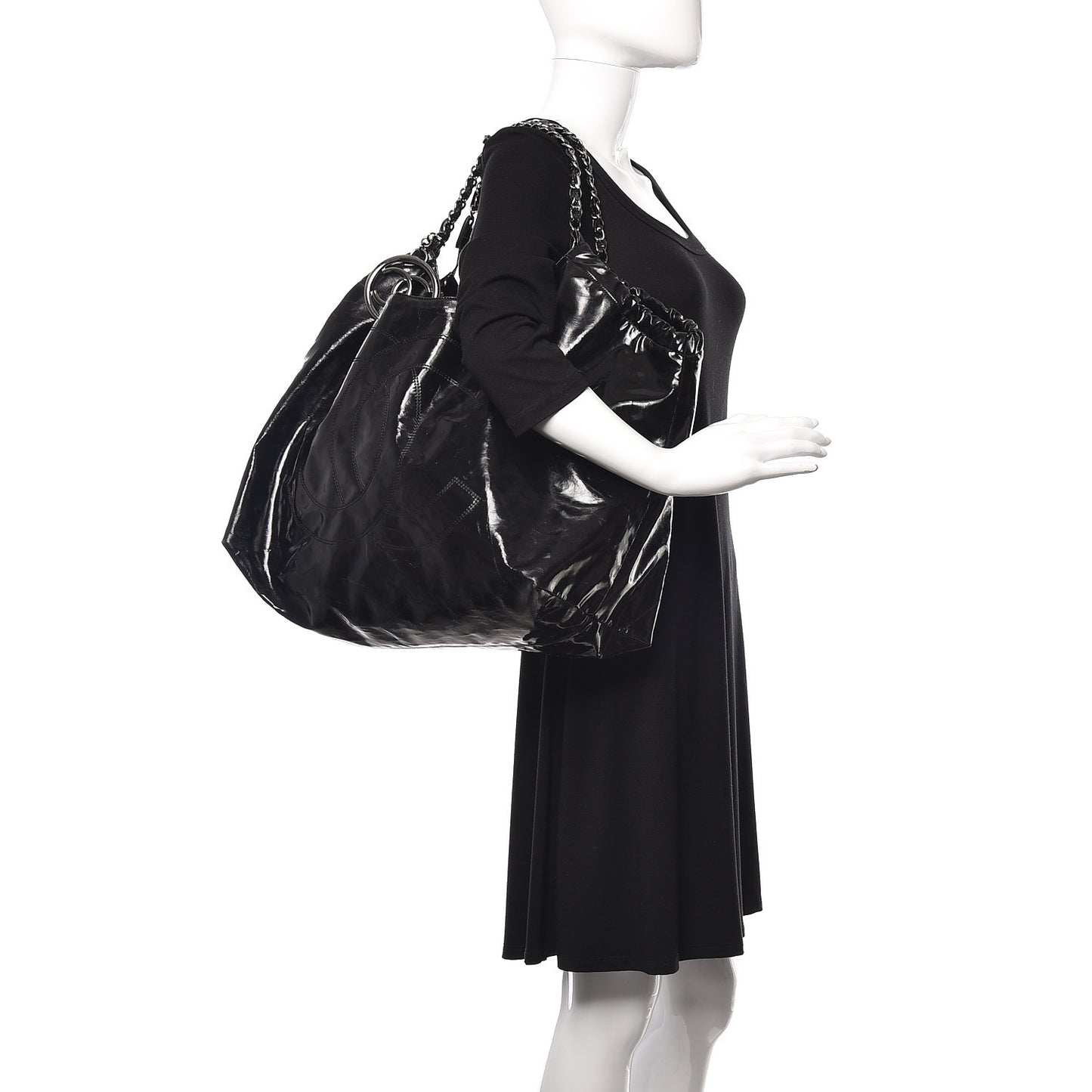 Vinyl XL Coco Cabas Black