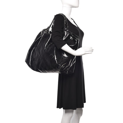 Chanel Vinyl XL Coco Cabas Black 2 of 17