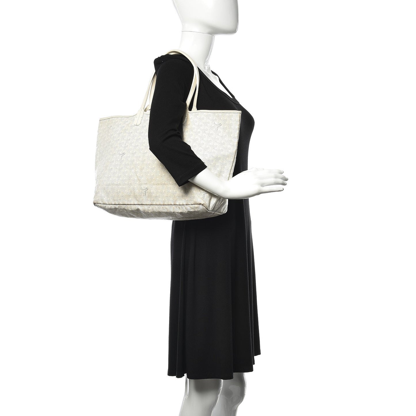 Goyardine Saint Louis PM White