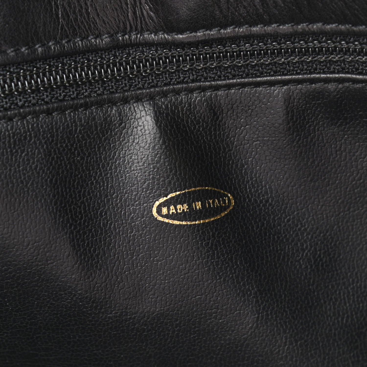 Chanel Lambskin Stitched Shopper Tote Black 8 of 10