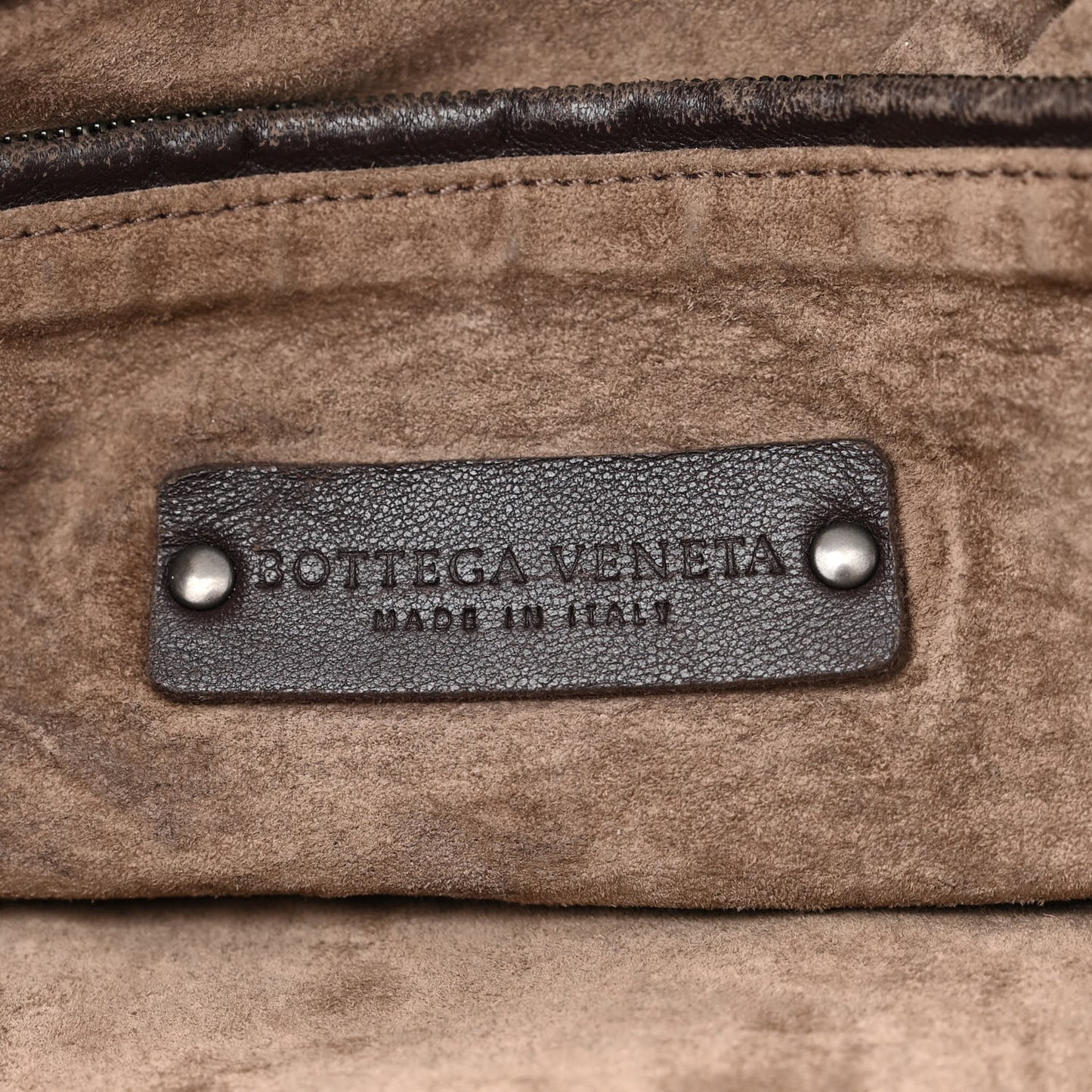 Nappa Intrecciato Maxi Convertible Tote Ebano
