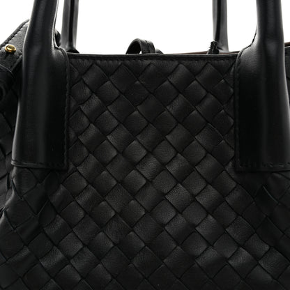 Bottega Veneta Calfskin Intrecciato Small Pinacoteca Tote Black Fondant 8 of 10