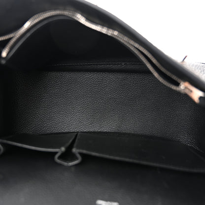 Hermes Taurillon Clemence Jypsiere 28 Black 5 of 10