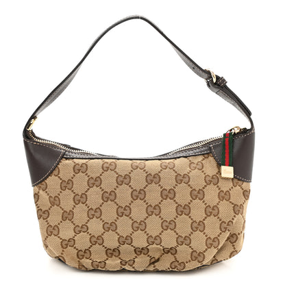 Gucci Monogram Pochette Brown 1 of 7