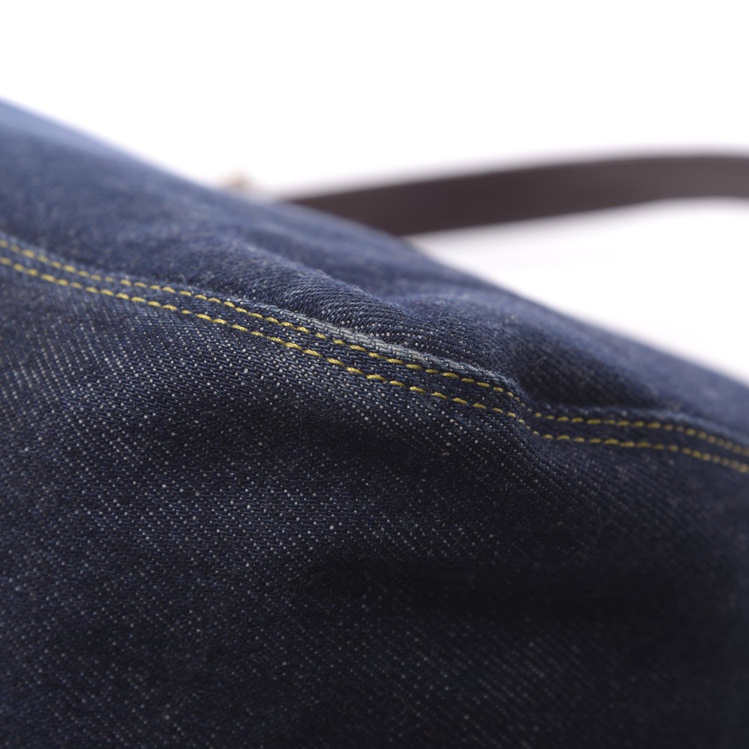 Fendi Denim Mama Baguette Blue 10 of 16