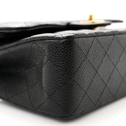 Chanel Caviar Quilted Small Double Flap Black 9 of 11