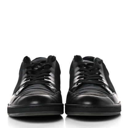 Louis Vuitton Calfskin Nylon Damier Offshore Sneakers 8 Black 2 of 13