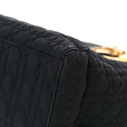 Christian Dior Nylon Cannage Medium Lady Dior Black 9 of 19