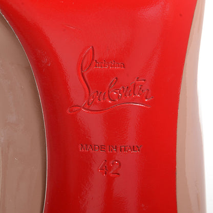 Christian Louboutin Patent Pigalle 85 Pumps 42 Nude 6 of 6
